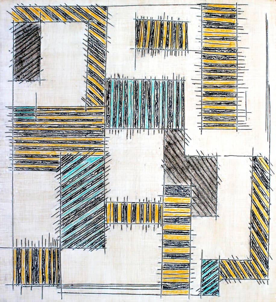 Bold Geometric Lines by andrea de ranieri — canvas wall art