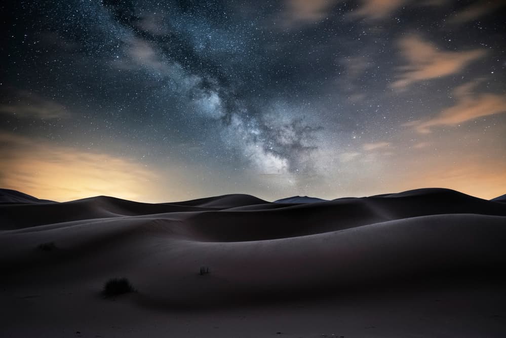Milky Way Over Dunes by Jorge Ruiz Dueso — canvas wall art
