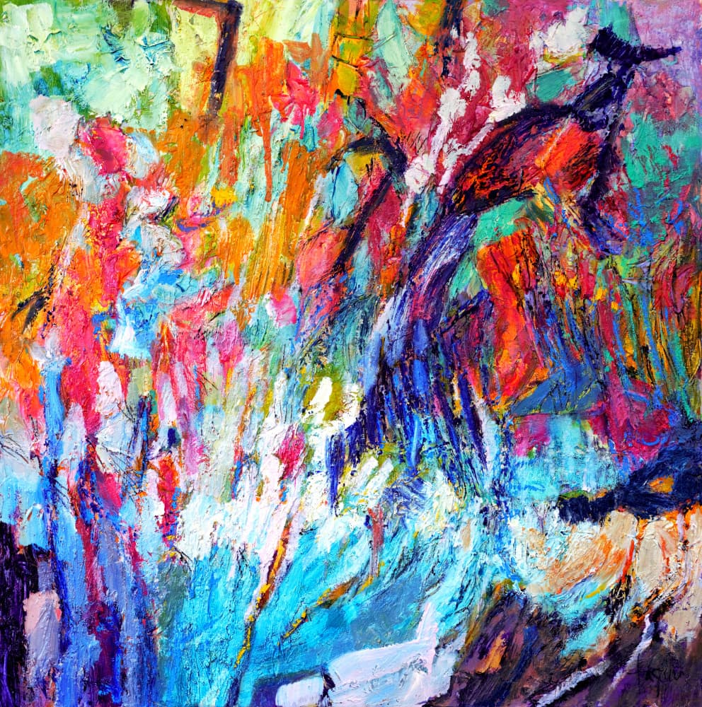 Chroma Tempest by Dorothy Fagan — canvas wall art