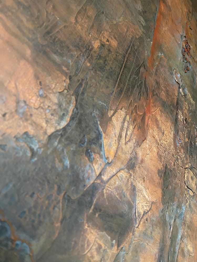 Weathered Copper Patina by Gabriela Aleksandra Szuba — canvas wall art