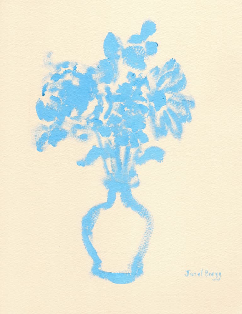 Abstract Blue Bouquet