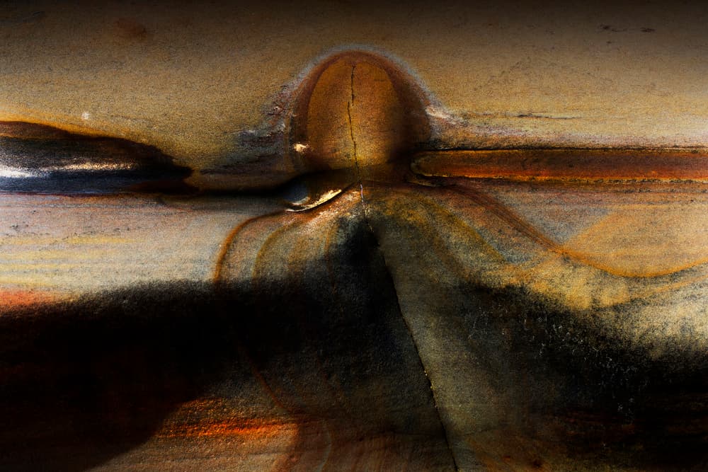 Abstract Metal Landscape by Johanes Januar — canvas wall art