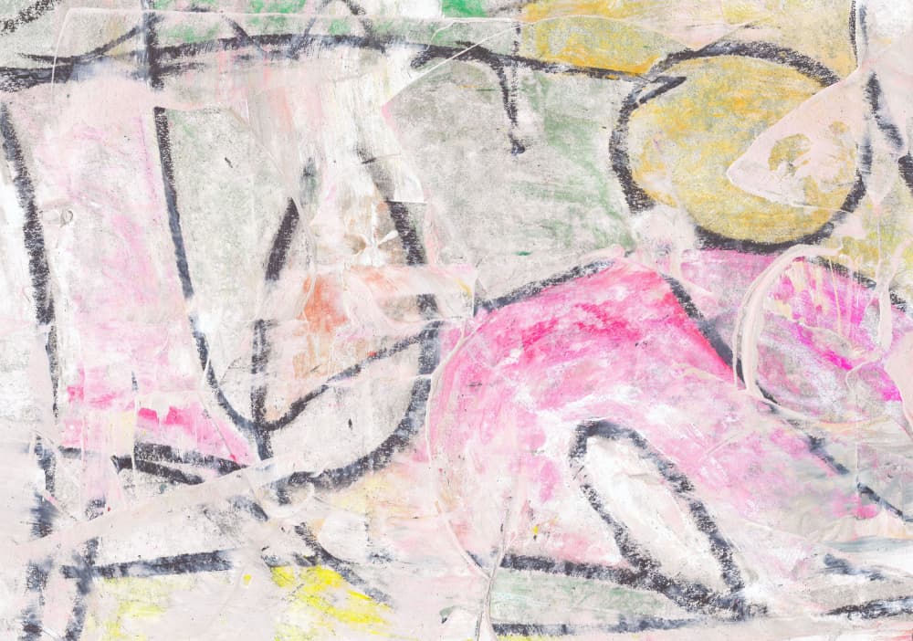 Vibrant Mixed Media Abstract