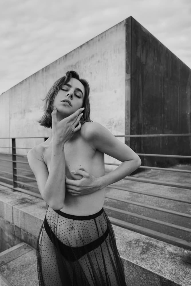 Sensual Urban Portrait by Arkadiy Kurta — canvas wall art