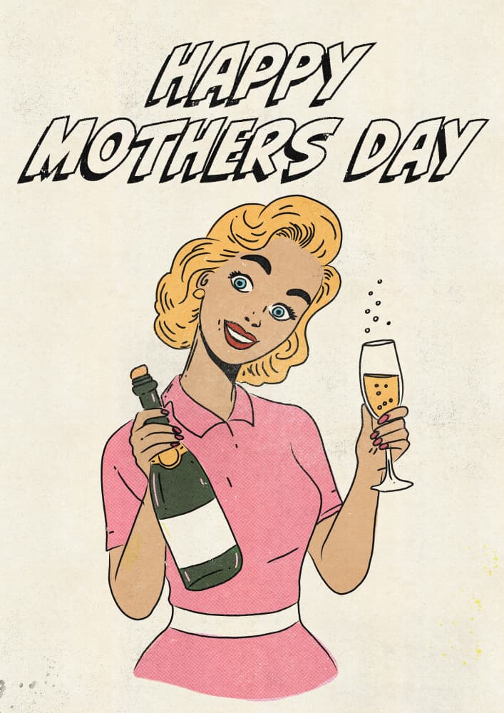 Happy Mothers Day Cheers by Nicholas — canvas wall art