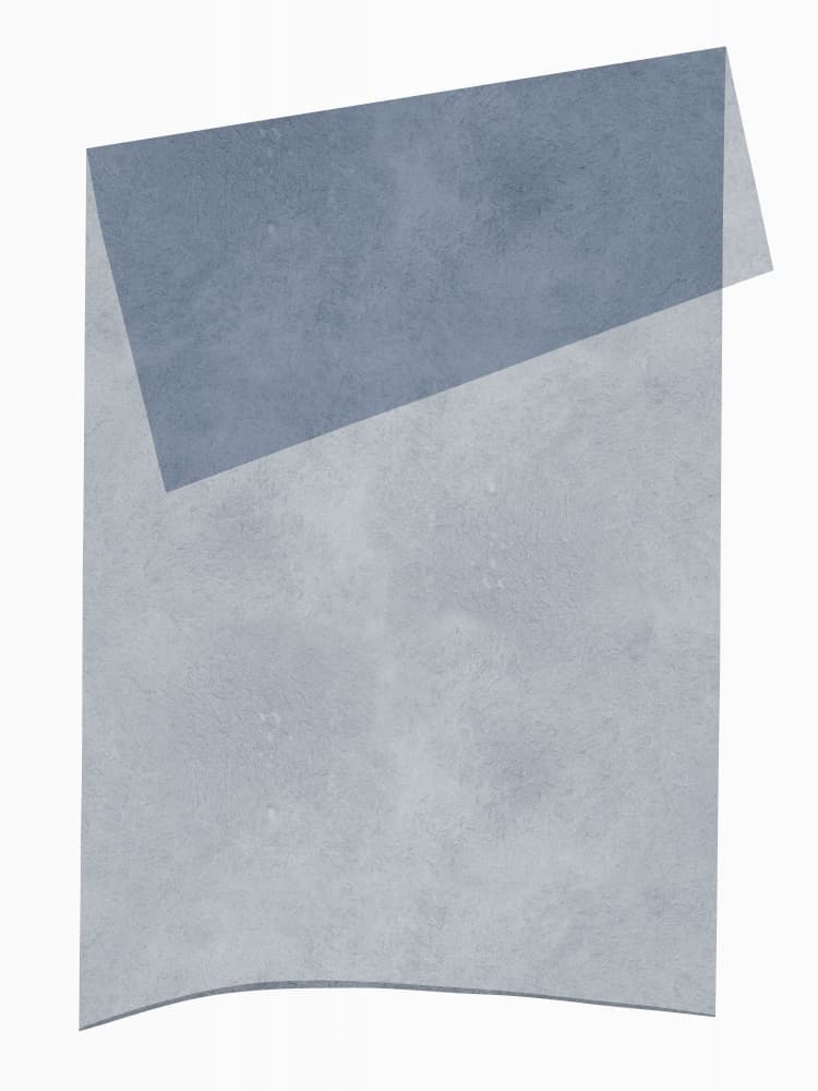 Layered Blue Abstraction by Vitor Costa — canvas wall art