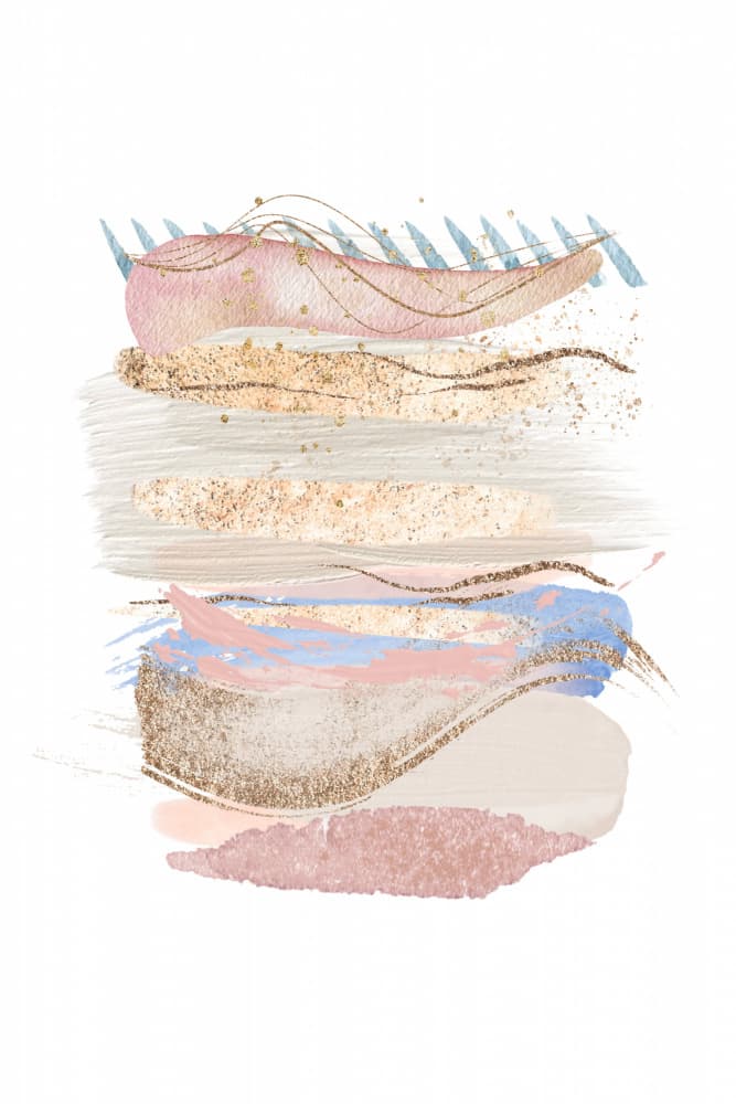Soft Abstract Layers by Sally Ann Moss — canvas wall art