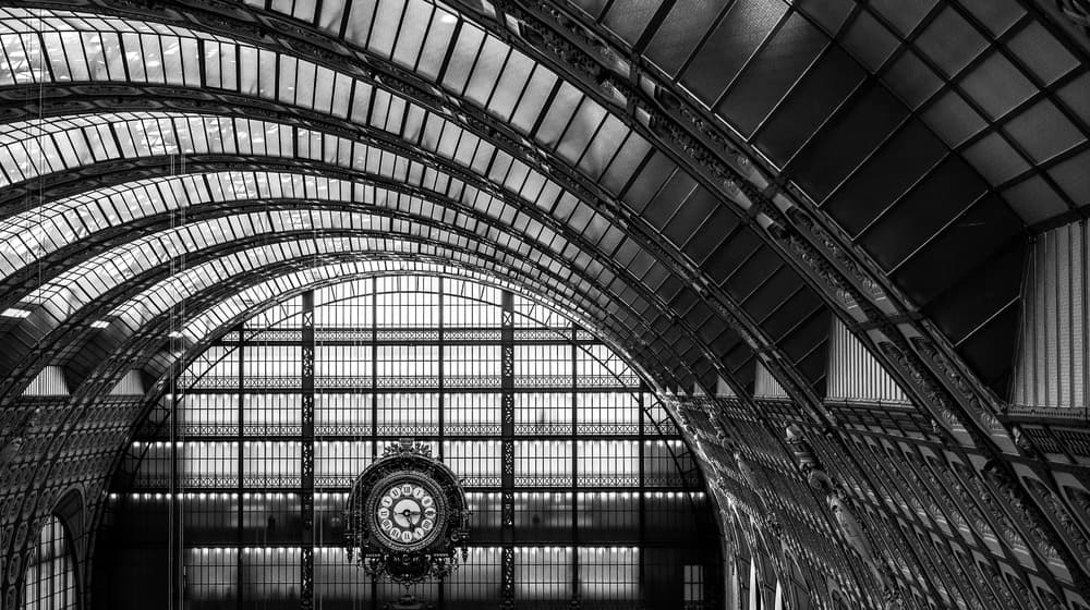 Grand Station Clock by Marc Pelissier — canvas wall art