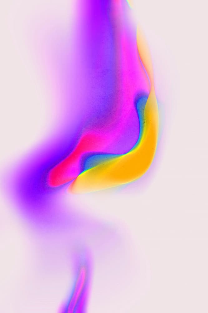 Neon Whirl by Treechild — canvas wall art