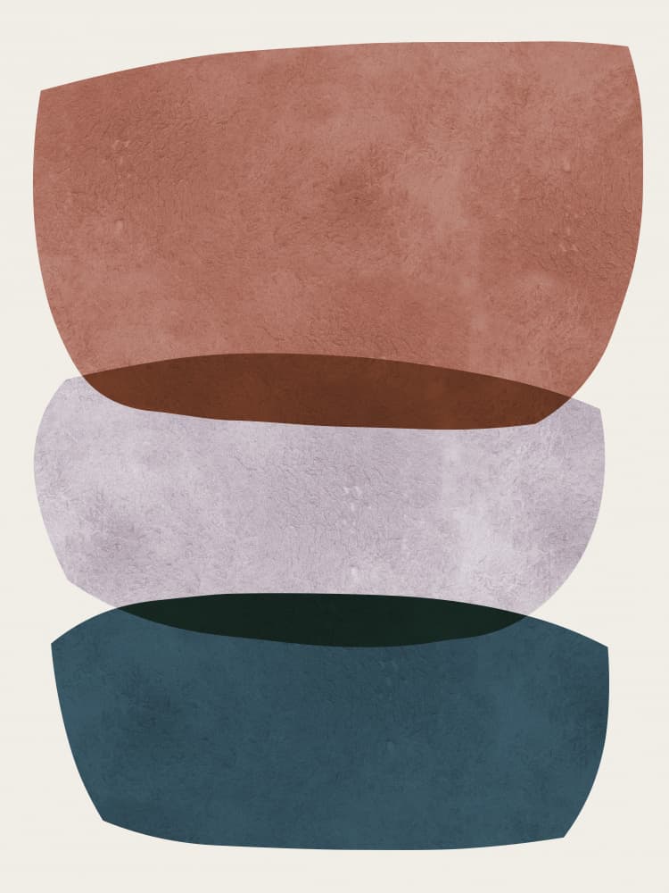 Modern Abstract Shapes by Vitor Costa — canvas wall art