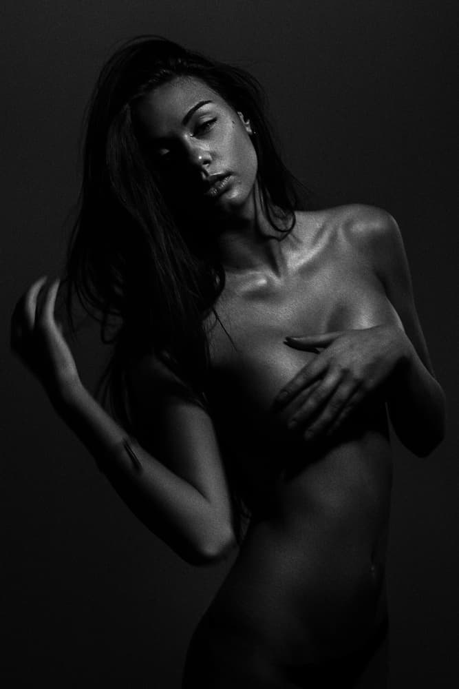 Sensual Shadow Play by Martin Krystynek MQEP — canvas wall art