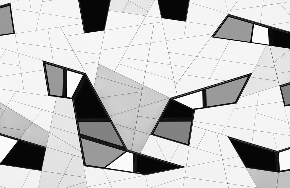 Abstract Geometric Facade by Greetje van Son — canvas wall art