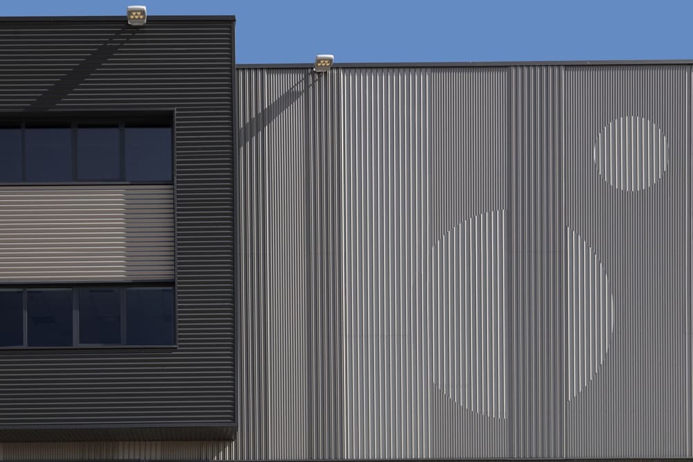 Modern Geometric Facade by Theo Luycx — canvas wall art