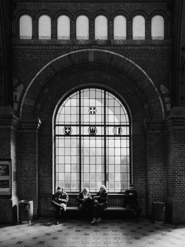 Quiet Station Moments by Adam Dauria ☂ — canvas wall art