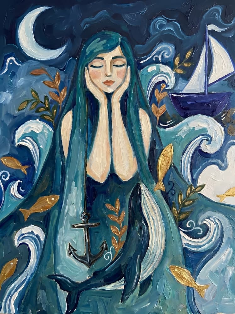Serene Ocean Dream by HUGO — canvas wall art
