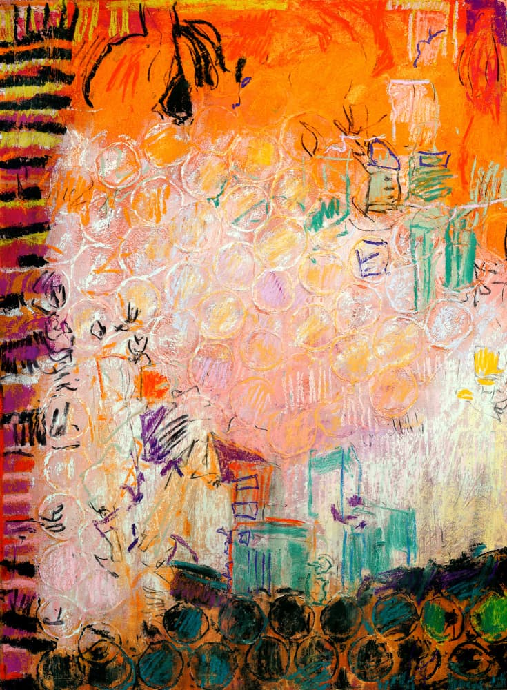 Vibrant Whirl by Dorothy Fagan — canvas wall art