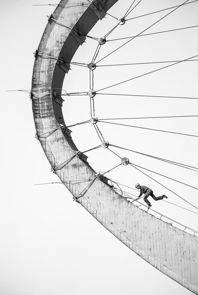 Urban Arch Climber by Anna Niemiec — canvas wall art