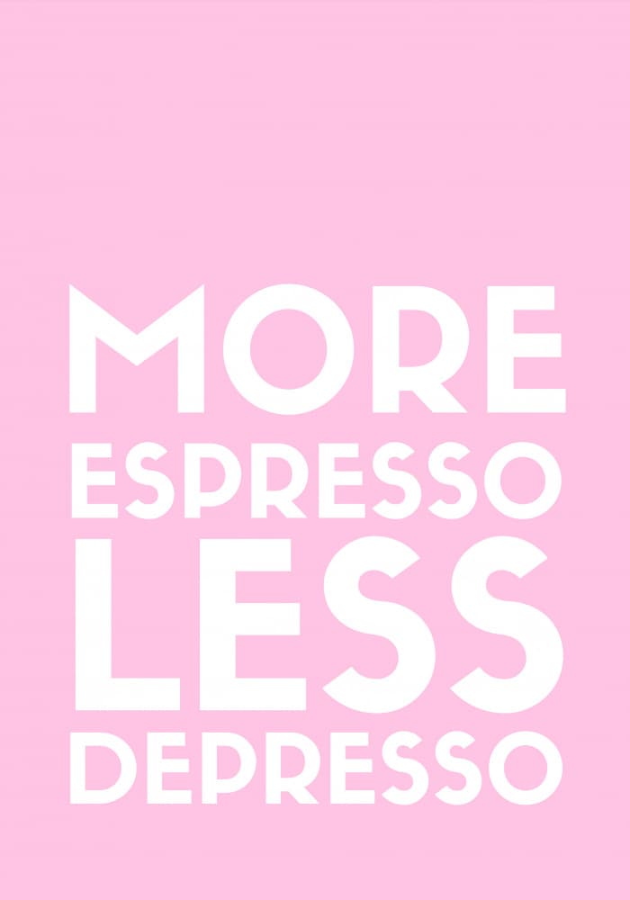 Espresso Depresso by Athene Fritsch — canvas wall art