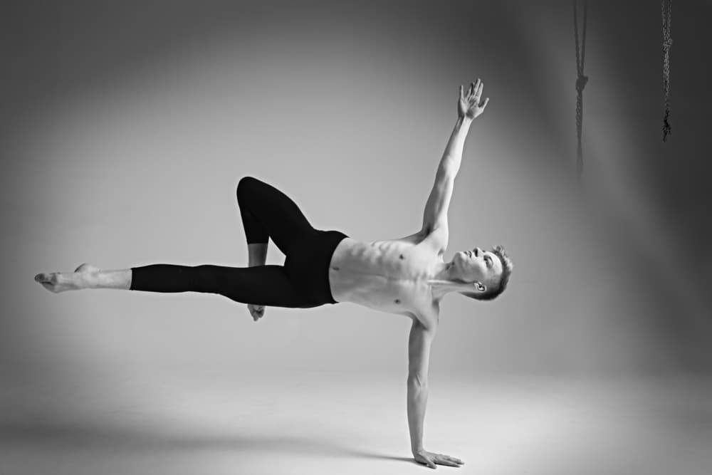 Dynamic Yoga Balance by Howard Ashton-Jones — canvas wall art