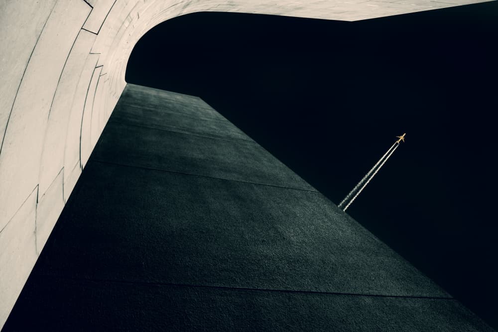 Minimalist Arch Flight by Rolf Endermann — canvas wall art