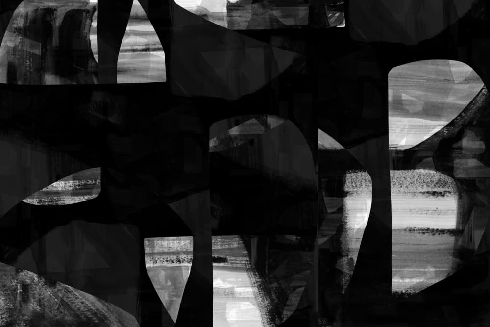 Bold Abstract Forms by cartissi — canvas wall art