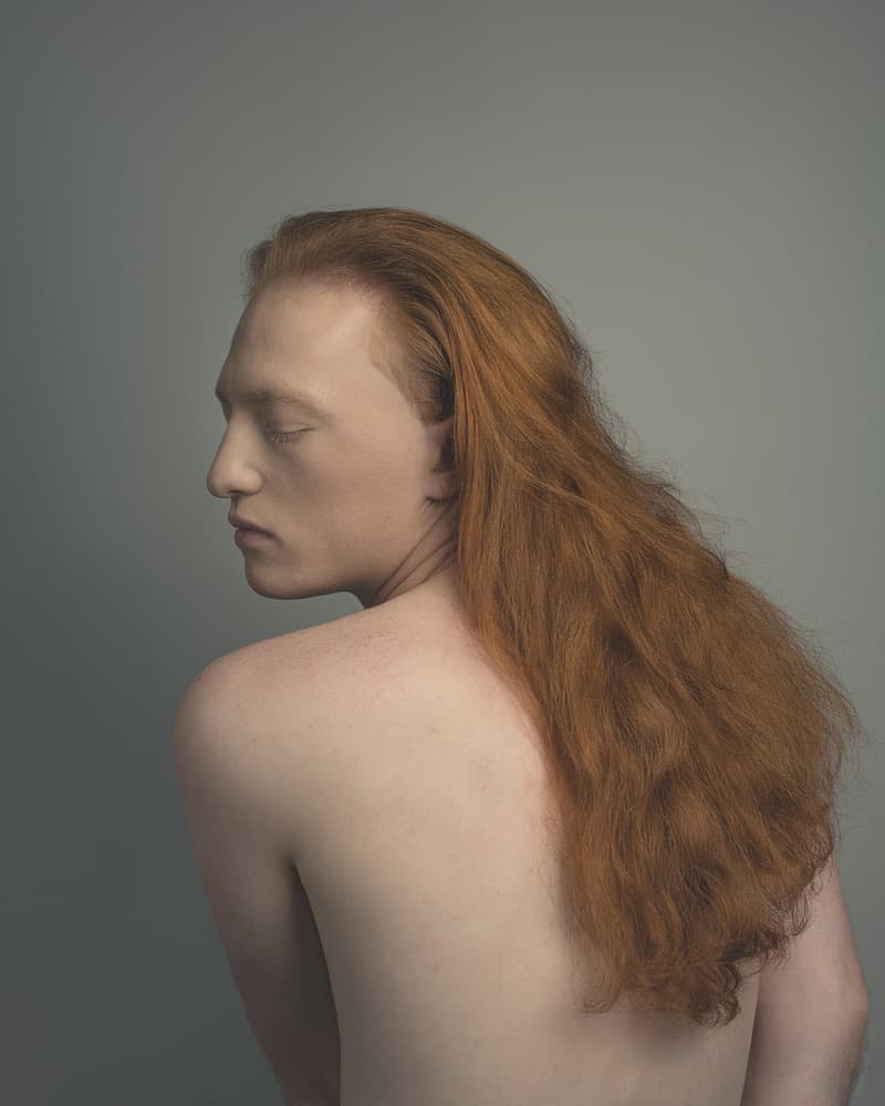 Serene Red Hair by Lech Radecki — canvas wall art