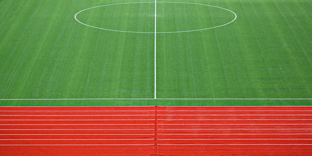 Athletic Track and Field by Hans Peter Rank — canvas wall art