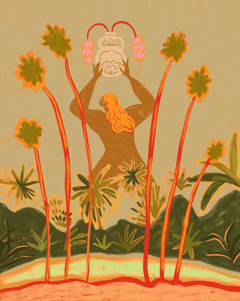 Beyond The Trees by Arty Guava — canvas wall art