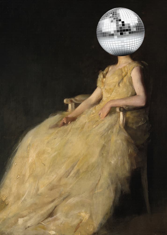 Elegant Disco Portrait