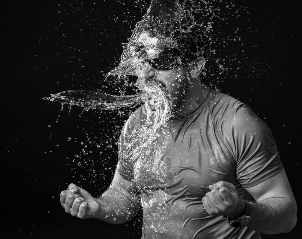 Dynamic Water Splash by hussain alqattan — canvas wall art