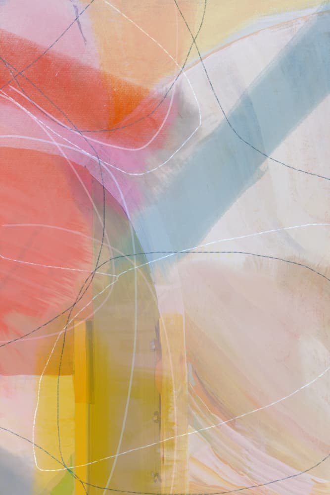 Soft Abstract Flow by cartissi — canvas wall art