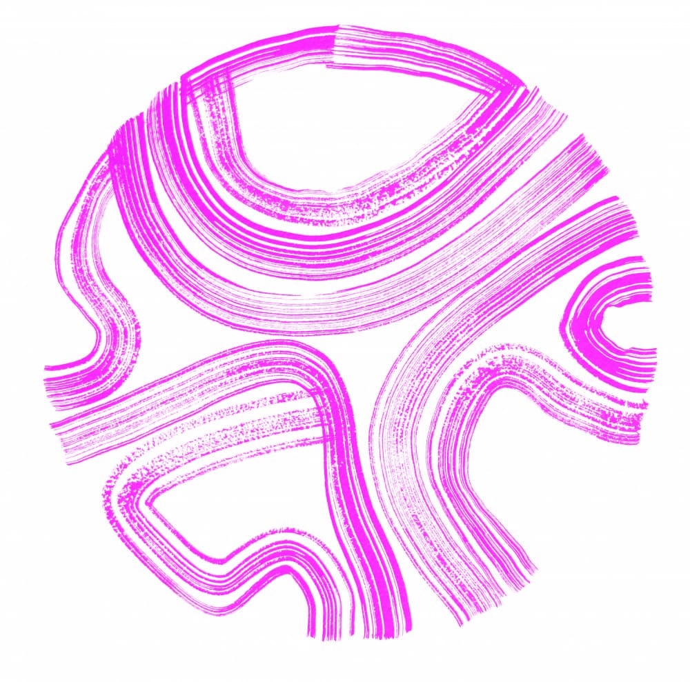 Magenta Swirl Abstract by Santhosh ch — canvas wall art