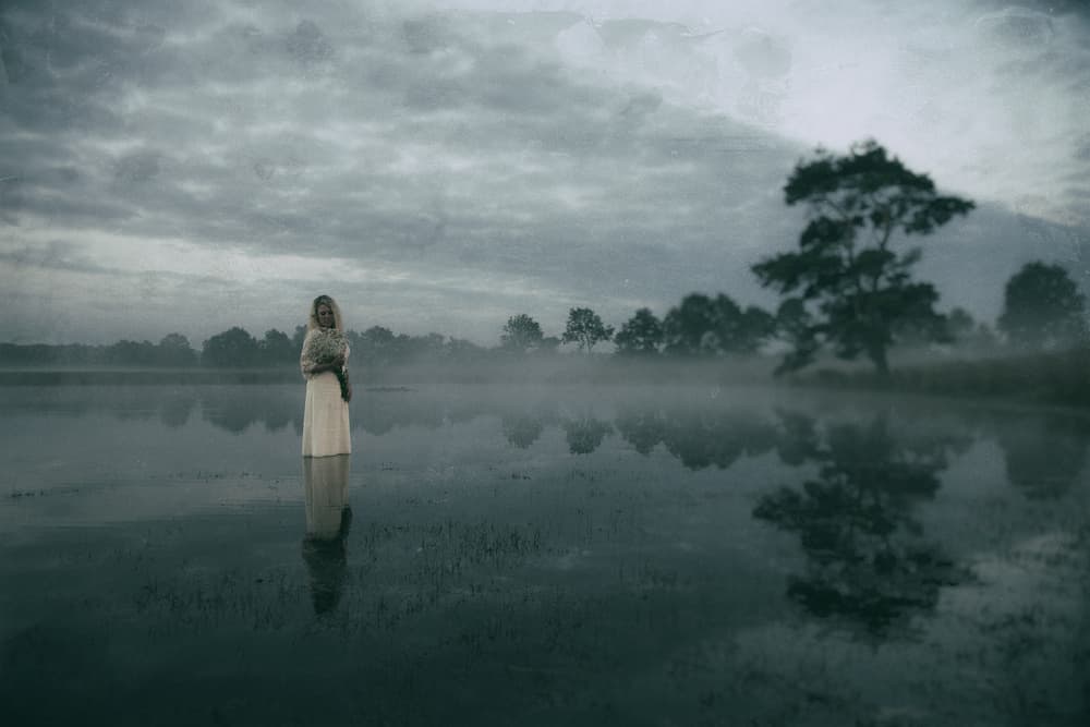 Misty Morning Solitude by Jacob Tuinenga — canvas wall art