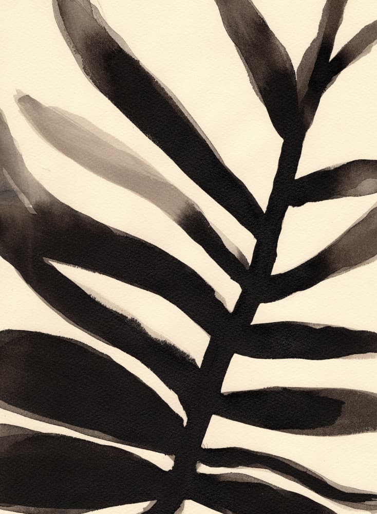 Abstract Leaf Study by Janel Bragg — canvas wall art