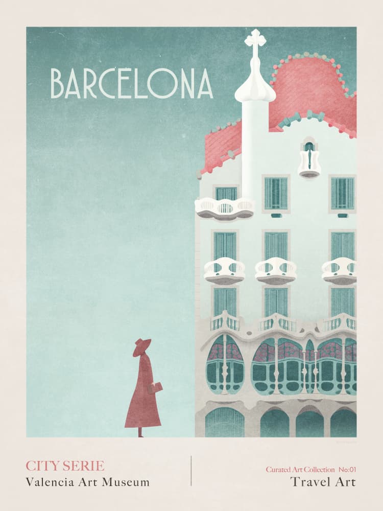 Barcelona - Casa Batlló by Emel Tunaboylu — canvas wall art