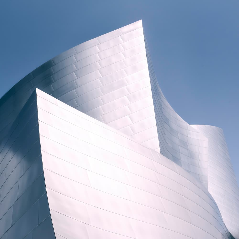 Sleek Modern Curves by Mike Kreiten — canvas wall art