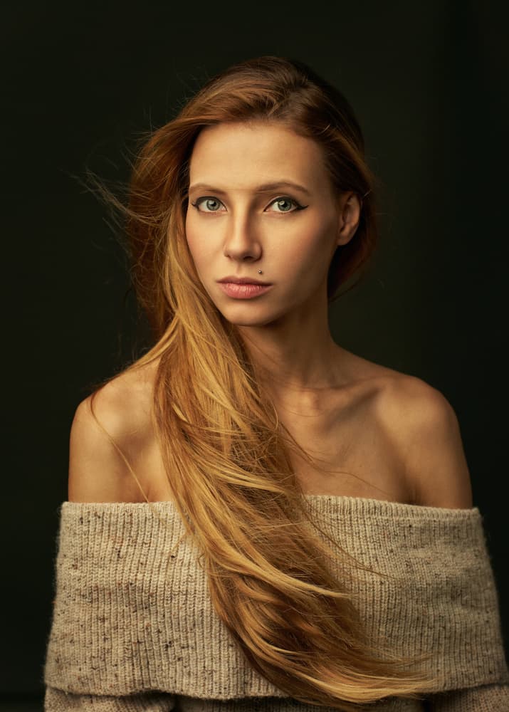 Gentle Gaze Portrait by Sergey Khalemsky — canvas wall art
