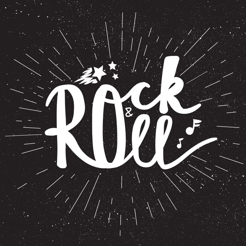 Rock and Roll Energy by Marika Barsrsind — canvas wall art