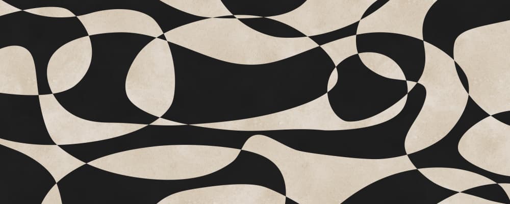 Organic Wavy Pattern by Vitor Costa — canvas wall art