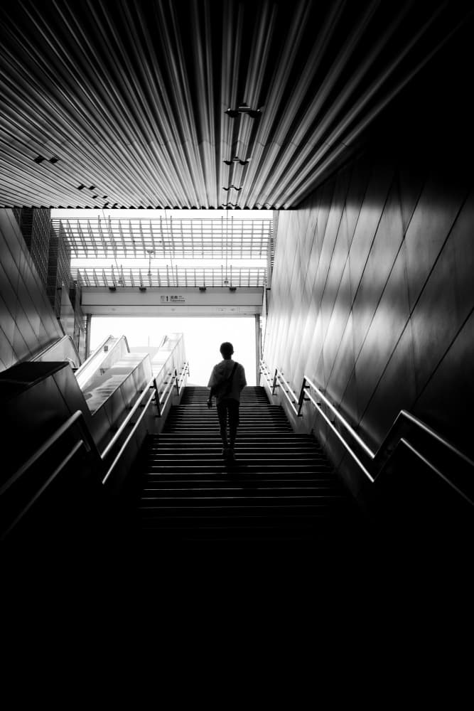 Ascending Towards Light by Yohei Kawashima — canvas wall art