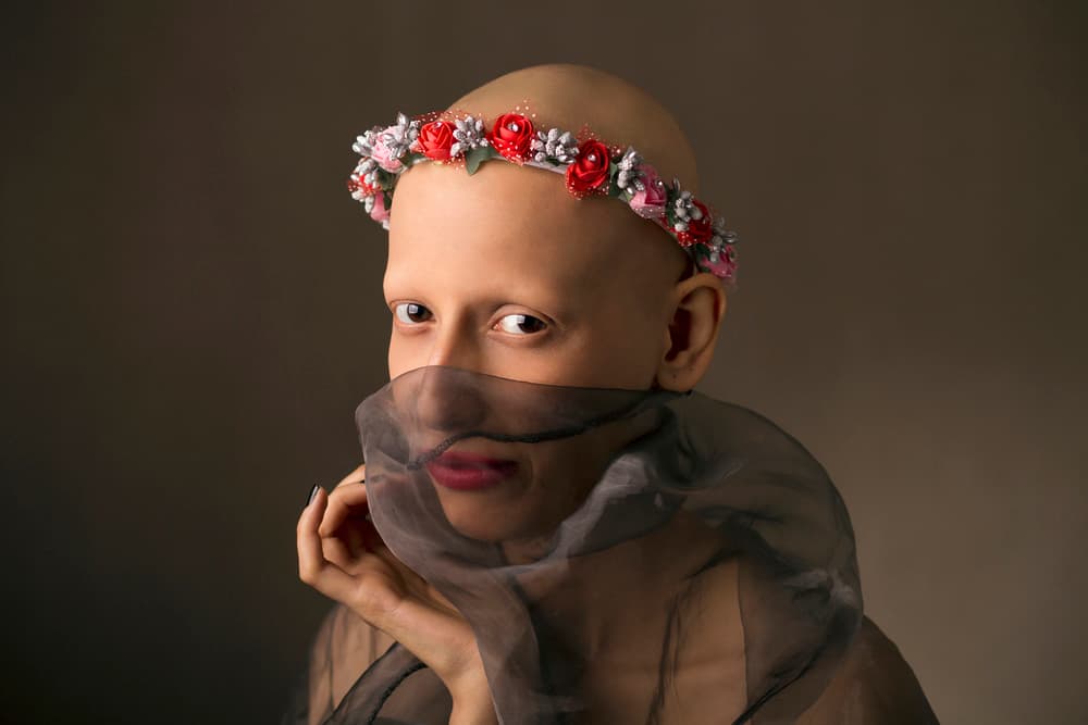 Ethereal Floral Portrait by Hamed Khosroshahi — canvas wall art