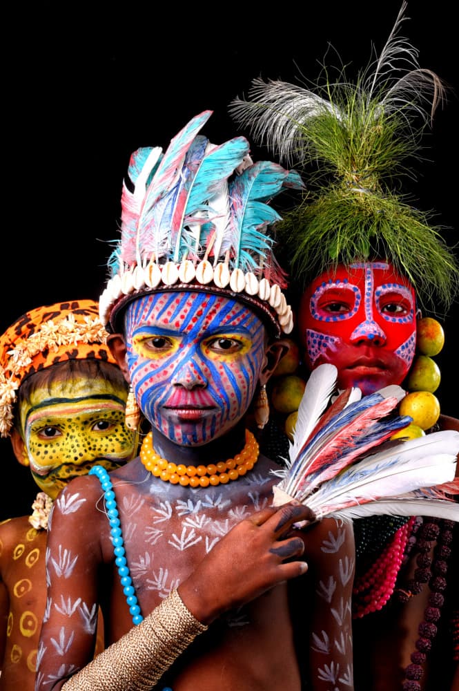 Vibrant Tribal Youth by Avishek Das — canvas wall art