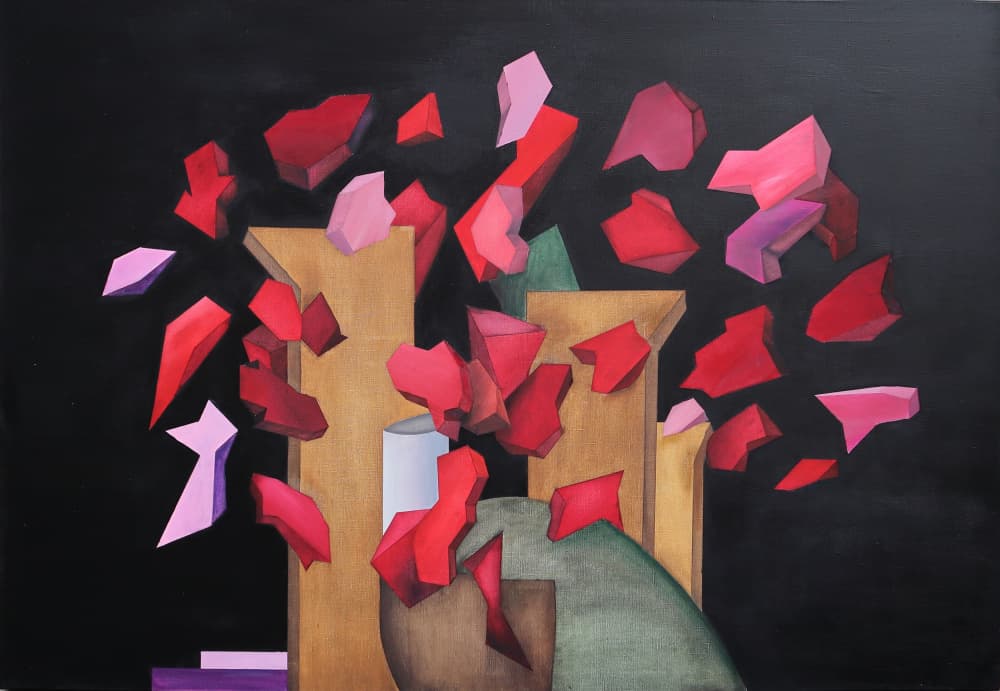 Abstract Geometric Fragments by Alexander Trifonov — canvas wall art