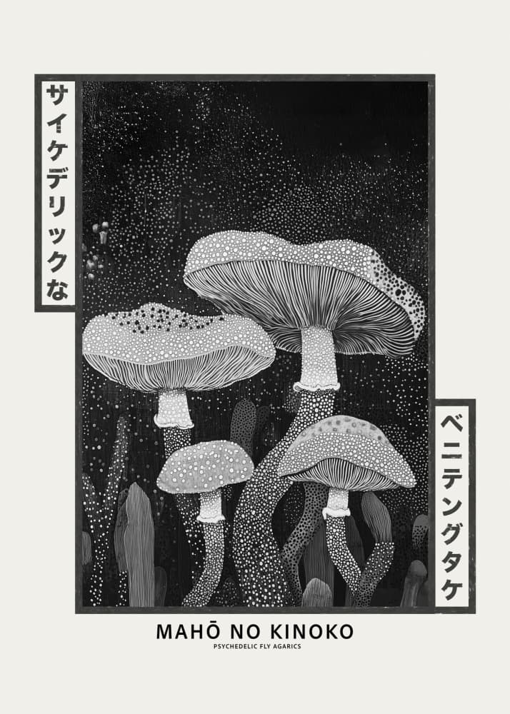 Magic Forest Mushrooms by Pictufy Studio IV — canvas wall art