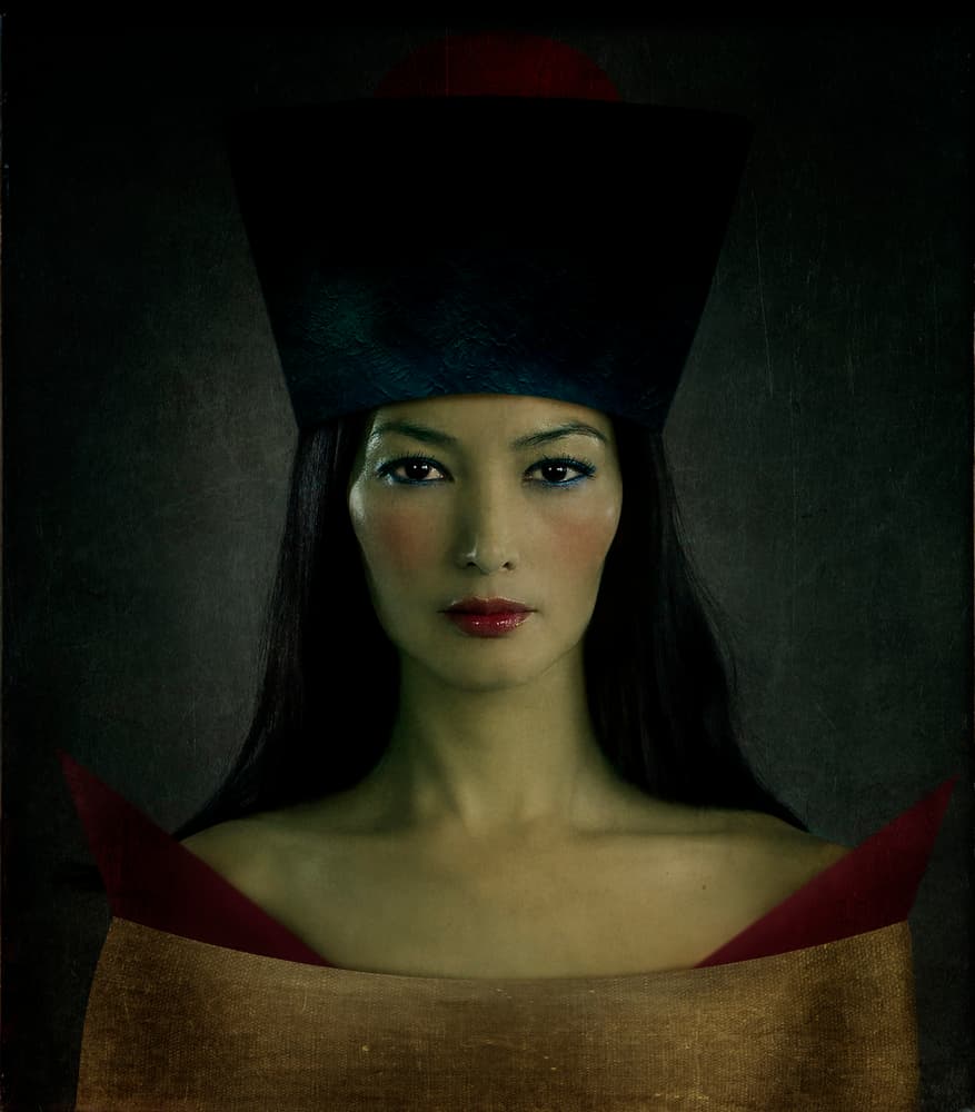 Regal Asian Woman by Svetlana Melik-Nubarova — canvas wall art