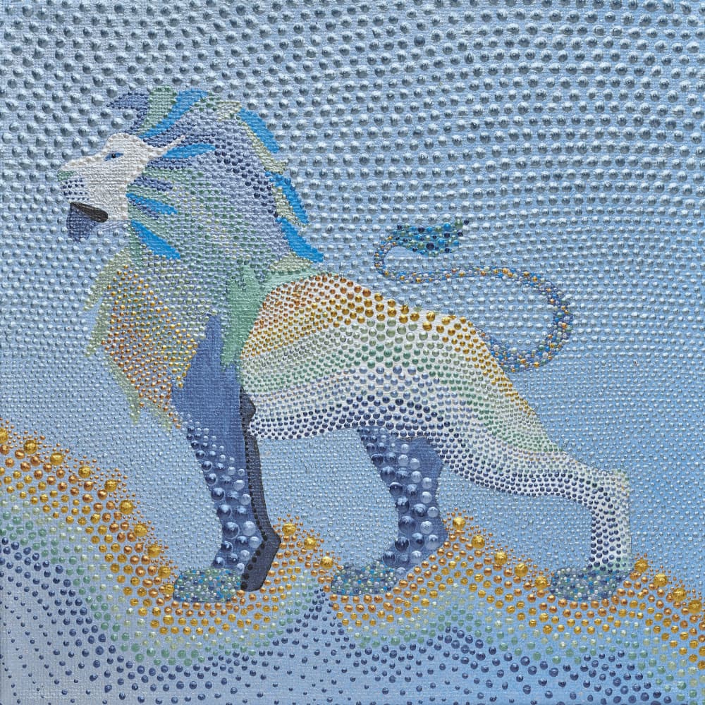 Majestic Dotted Lion