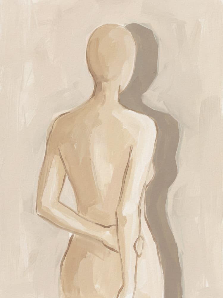 Serene Female Form by Andreas Magnusson — canvas wall art