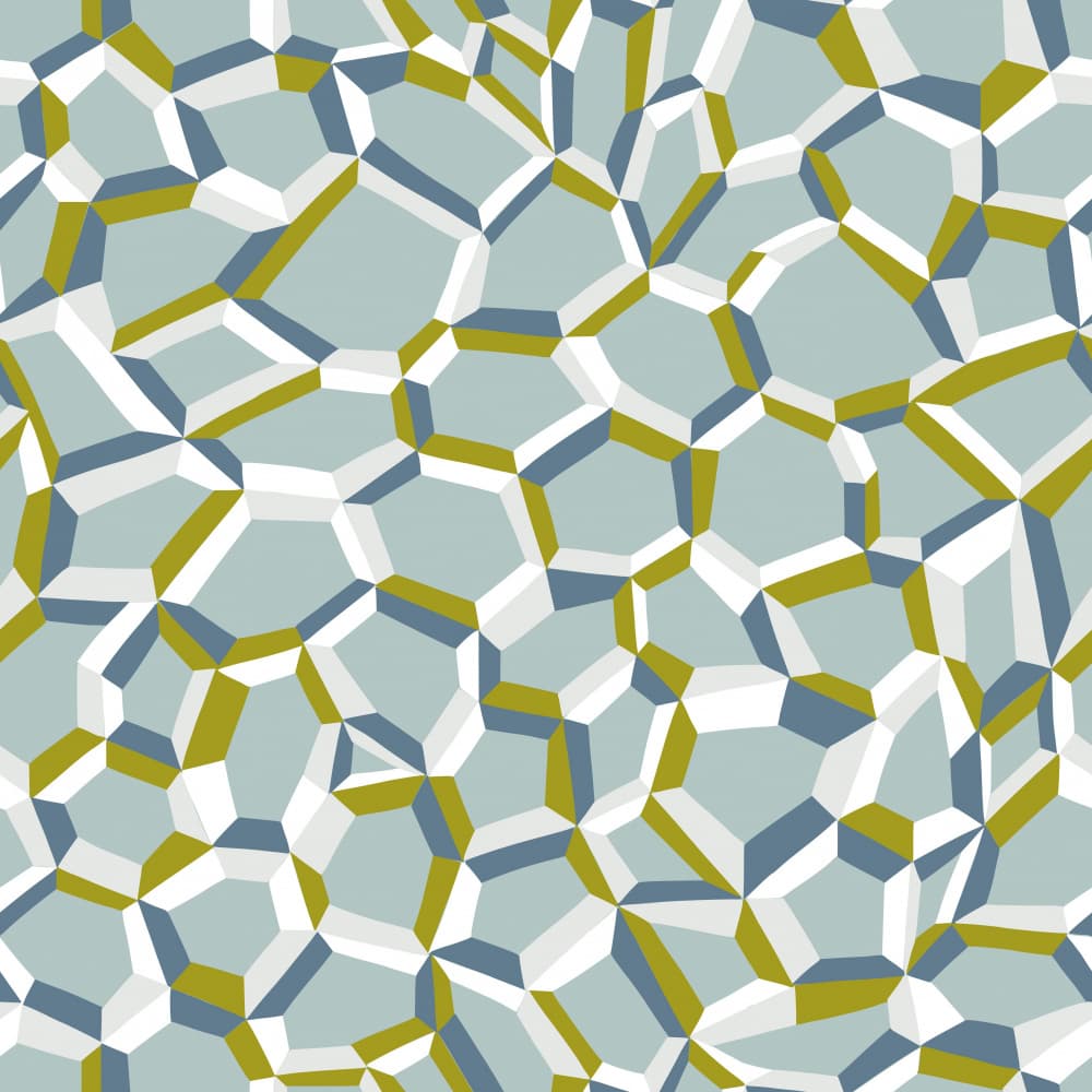 Dimensional Geometric Pattern by Annick — canvas wall art