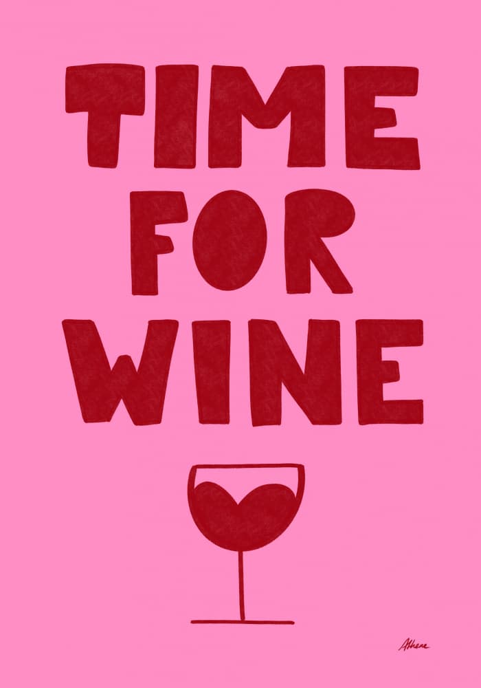 Time for Wine by Athene Fritsch — canvas wall art