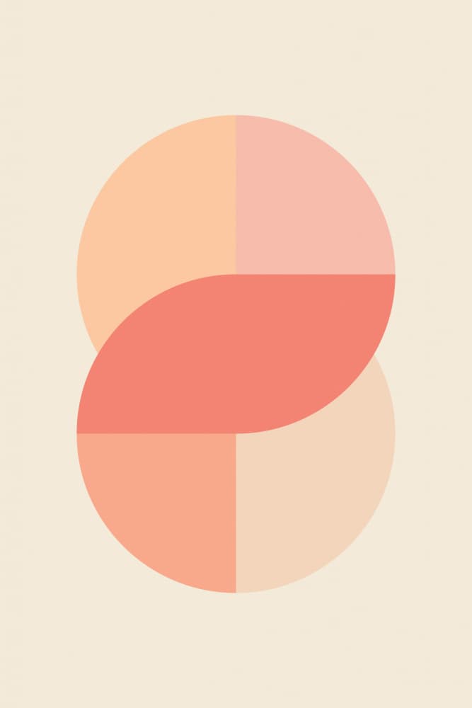Soft Geometric Balance by Pictufy Studio — canvas wall art